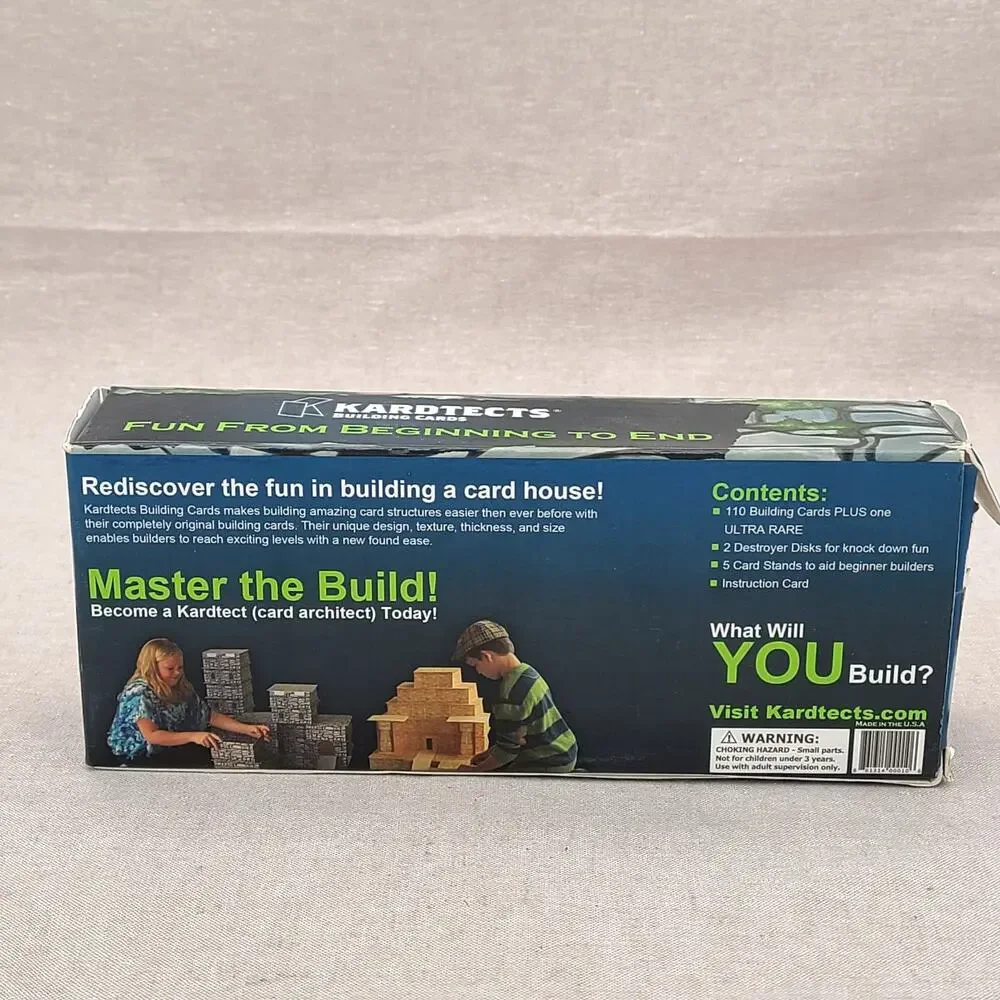 Kardtects Building Cards Grisroc Starter Set - Used, Complete In Box